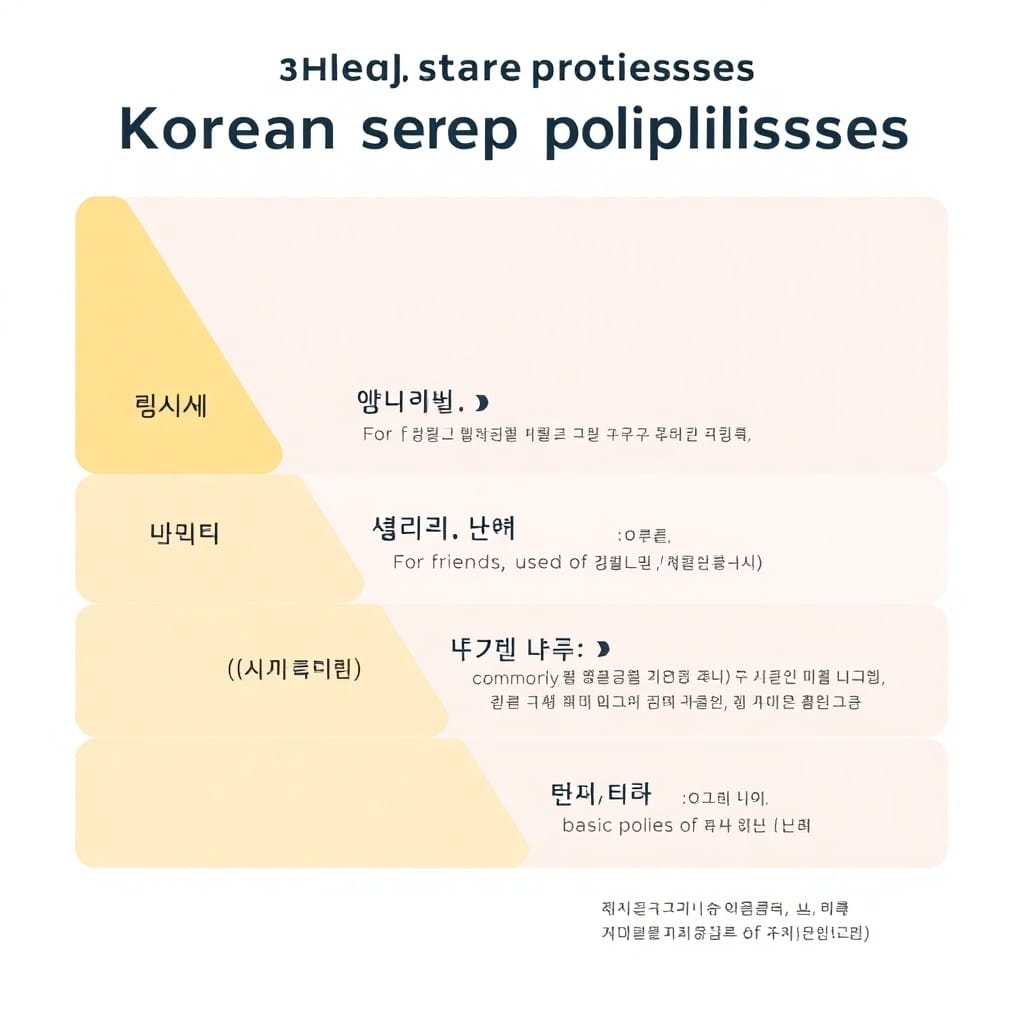 感謝表現の丁寧さレベルを示す階段イラスト（고마워→고마워요→고맙습니다→감사합니다→감사드립니다）
