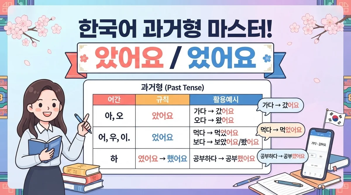 整理された韓国語テキストと文房具が置かれた勉強机